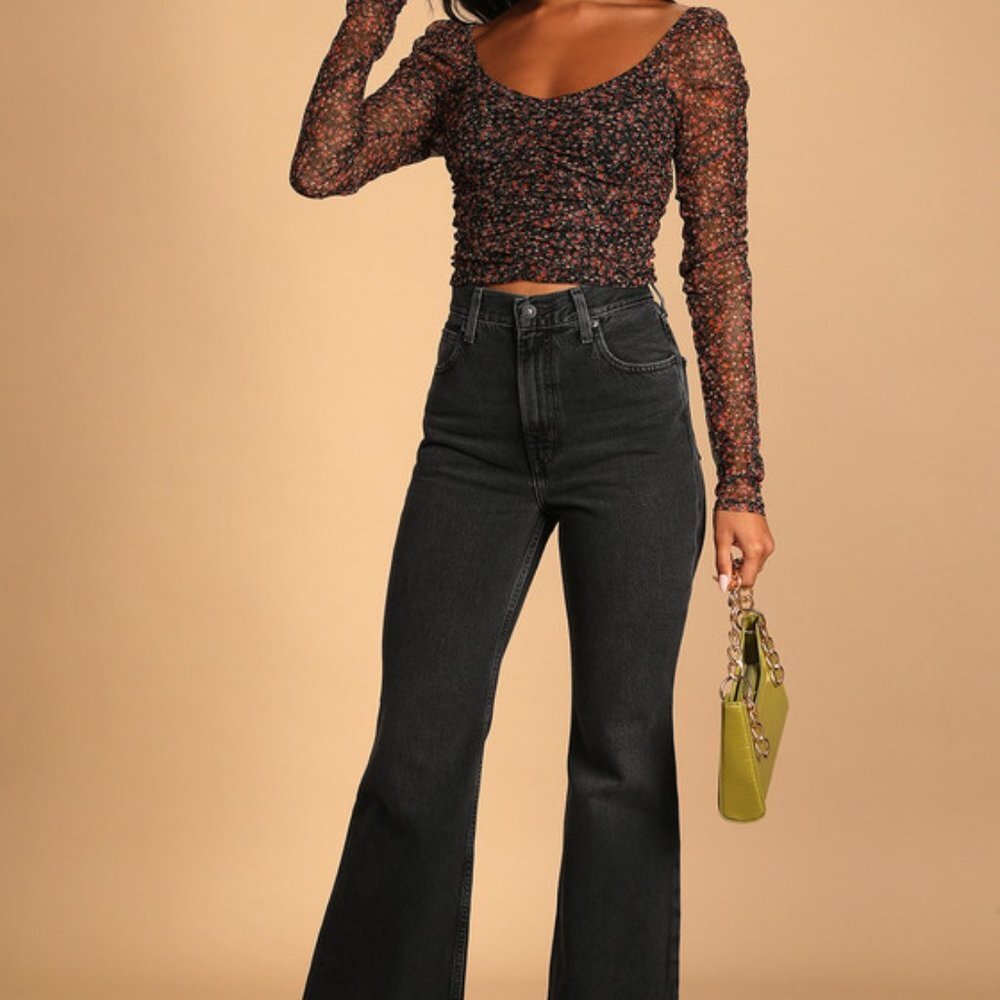 Levis Premium 70'S HIGH RISE FLARE Jean - Picture 12 of 13